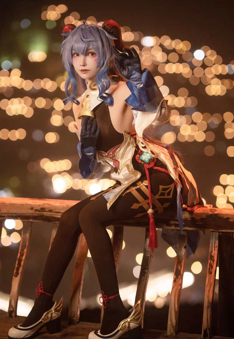 国产coser 一千只猫薄禾 - 原神 甘雨【16P+38M】