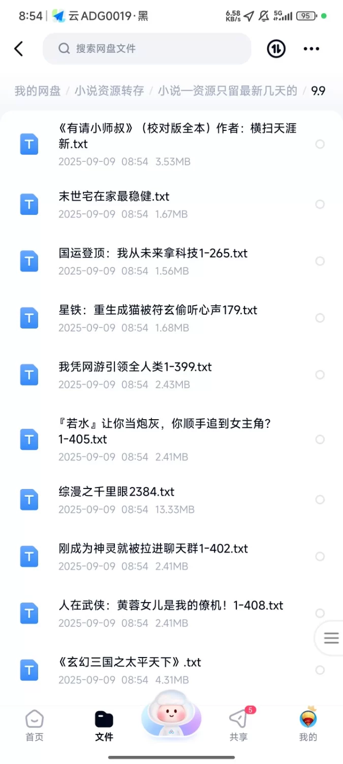 合集 飞卢刺猬猫菠萝包起点次元姬等网站小说合集9.9分享【+210m】