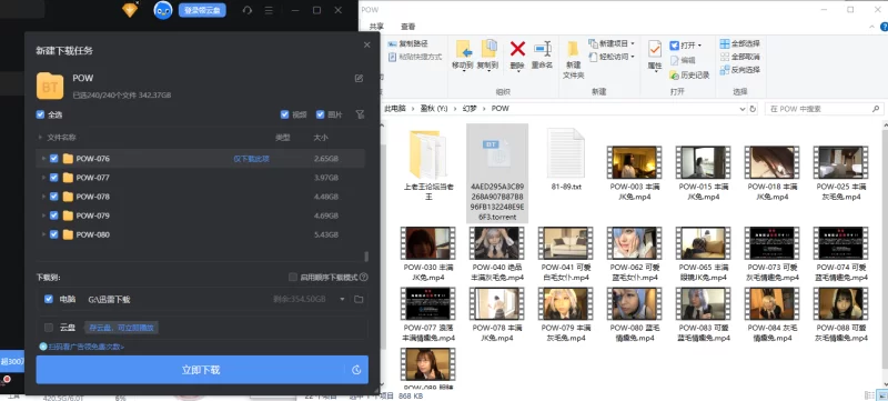 合集 POW系列个人精选合集（内含1-89全套磁链）【19+84G】