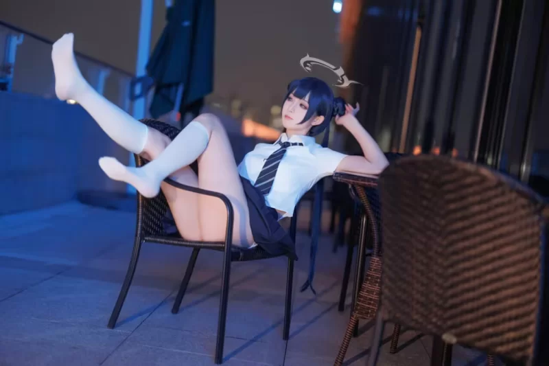 国产coser 封疆疆v - 碧蓝档案 妃咲JK【33P+469M】