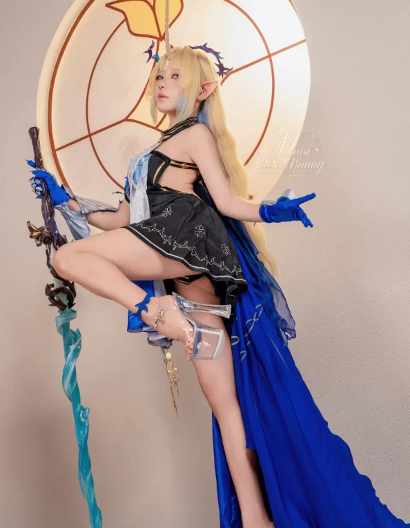 国产模特 咬一口兔娘 8月作品 鸣潮芙露德莉斯【101P2V+1.9G】