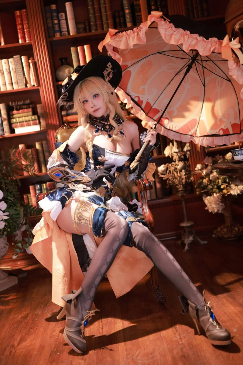 Cosplay 水淼aqua Vol.238 原神 ナヴィア Navia[58P-90M][百度网盘]【58P+90M】