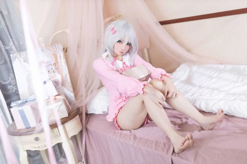 国产coser 是三不是世w - 纱雾 埃罗芒睡衣【27P+450M】