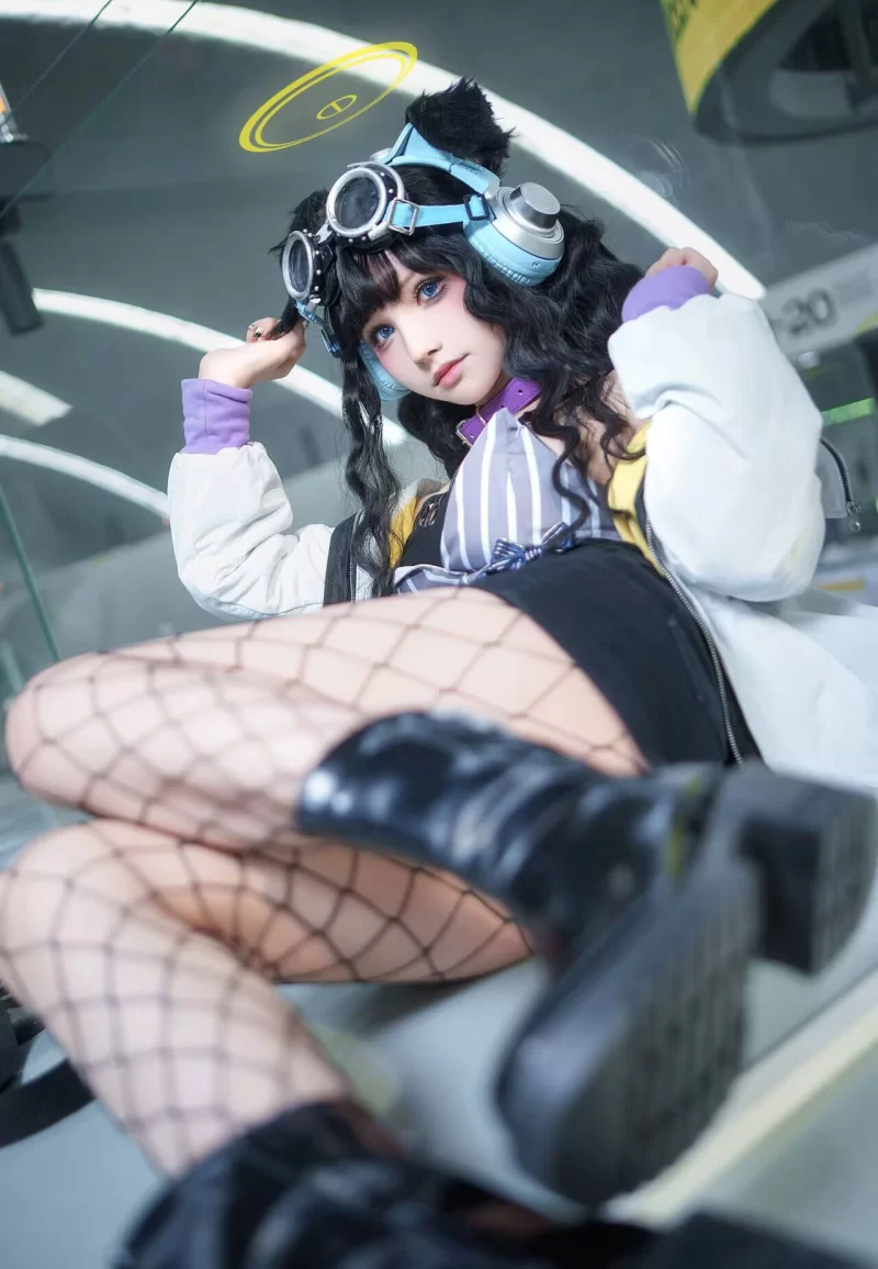 国产coser 一千只猫薄禾 - 蔚蓝档案 猫冢响【18P+191M】