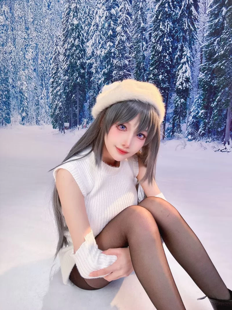 国产coser Shika小鹿鹿 - 麻衣学姐【25P+418M】