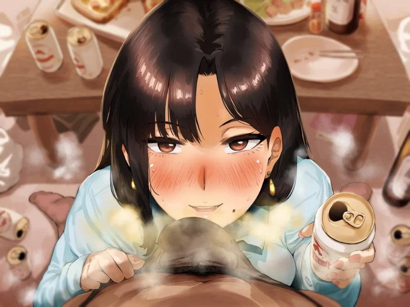ASMR 醉酒OL好色口交地狱～闻鸡鸡猪鼻饮精打嗝～【1+486M】