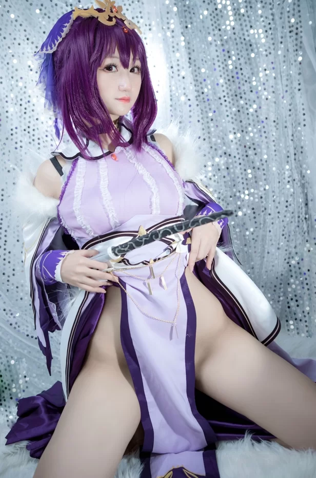 国产coser Kuuko W - Scathach Caster【23P+122M】