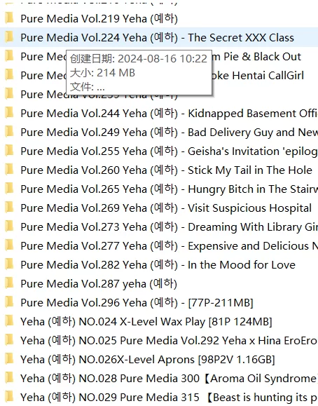 日韩模特 Pure Media Yeha (예하) 28套打包 + 其它附赠福利【多P+18G】