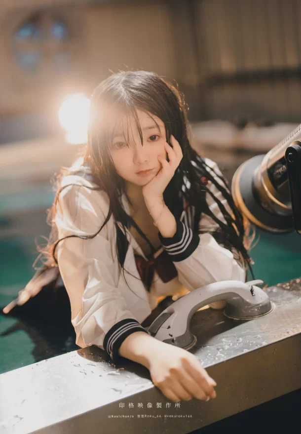 美腿/足控 落落Raku_水泳馆 [58P+1V]【58P+1V+1.1g】