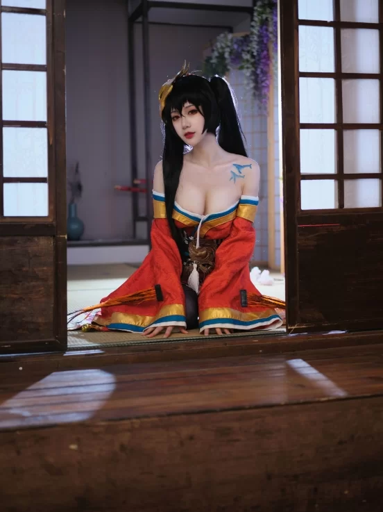 国产coser 一米八的大梨子 - 碧蓝航线 大凤 和服【31P+297M】