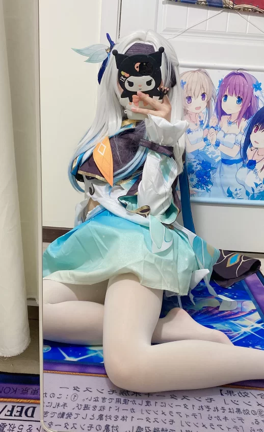 美腿/足控 白栎Shirly_星铁 流萤 [76P+11V]【76P+11V+1.1g】