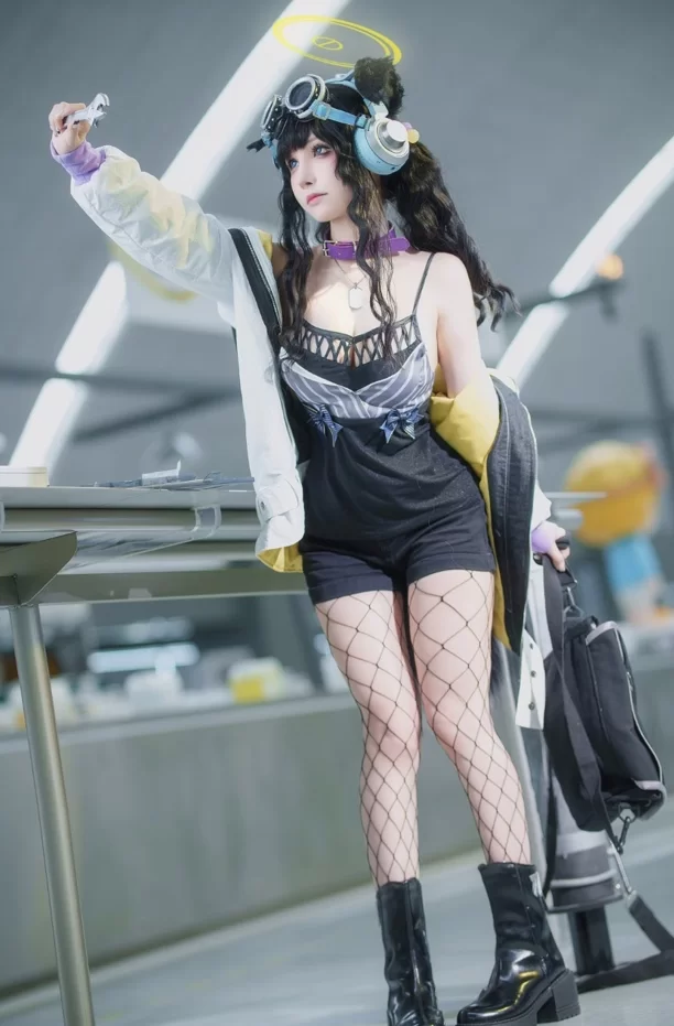 国产coser 一千只猫薄禾 - 蔚蓝档案 猫冢响 18P-191M【18P+191M】