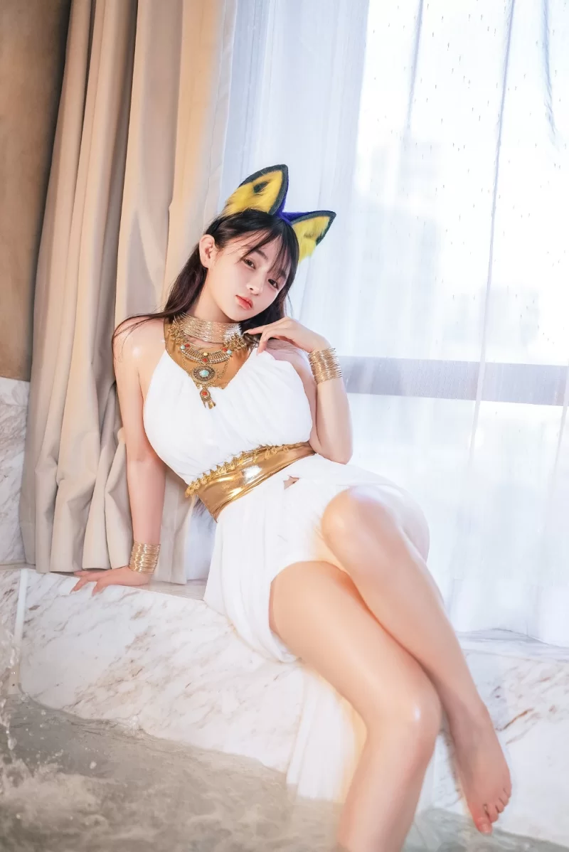 高颜值美女 桜井宁宁 白色猫娘【133p+900M】