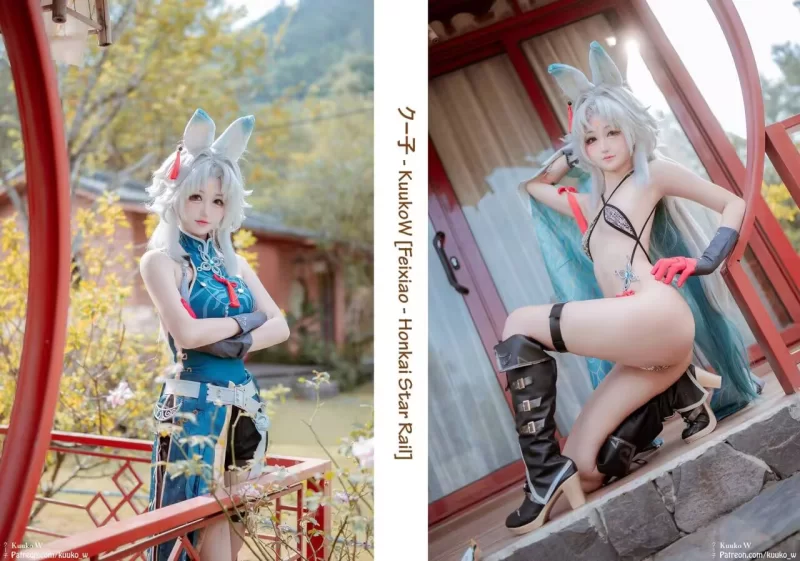 Cosplay Kuuko W - 飞霄【24P+62M】