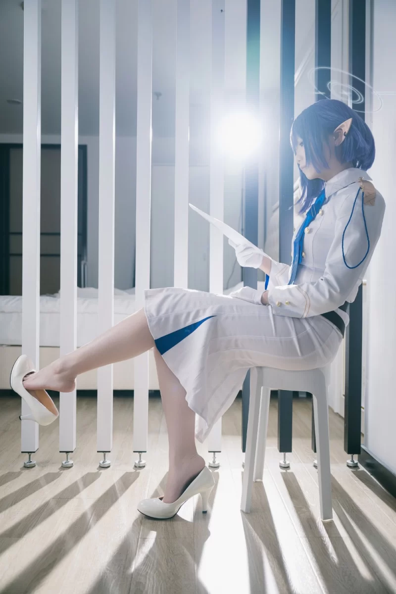 国产coser lunananya-蔚蓝档案 扇喜葵【24P+202.71M】