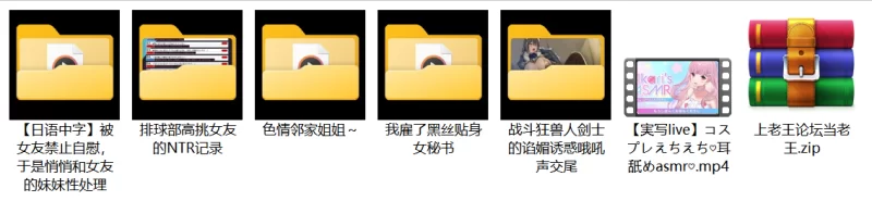 ASMR 兽人剑士/邻家姐姐/黑丝女秘/Akari等六合一【1+3G】