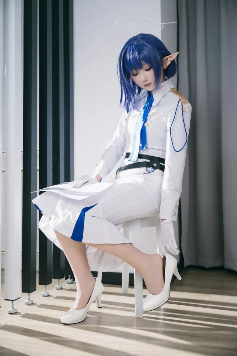 国产coser lunananya-蔚蓝档案 扇喜葵【24P+202.71M】