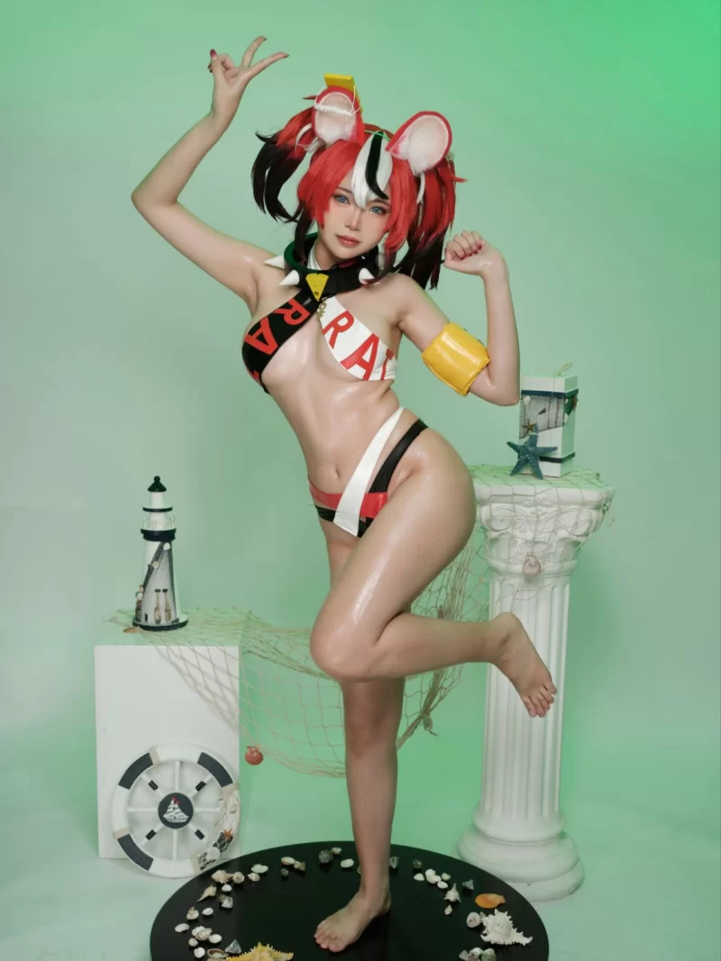 日韩coser ZinieQ  Hakos Baelz Pole Dancing [38P2V-1.13GB]【38P2V+1.13G】