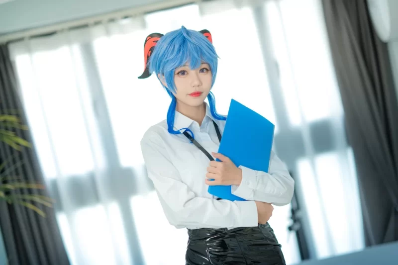 国产coser [影子喵Ghost] - 雷电将军 OL & 甘雨 OL-原神-71P【1+820m】