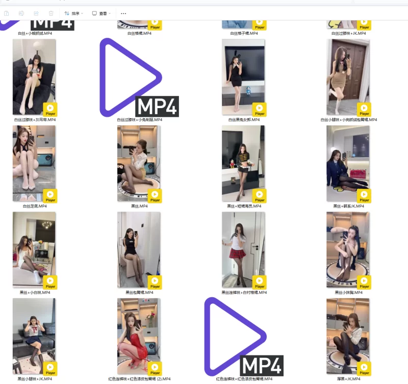 腿控足控 抖音博主-小脑瓜——VIP自购-丝足图片&视频 [素菜，无露【25P+47V+742M】