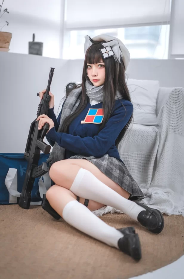国产coser 二佐Nisa - 少女前线 95式JK 13P-194M【13P+194M】