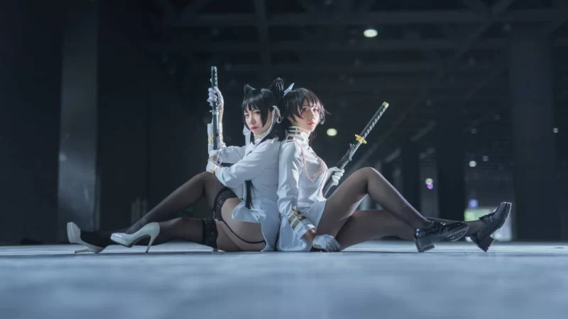 国产coser 九曲Jean - 爱宕 & 高雄【14P+82M】