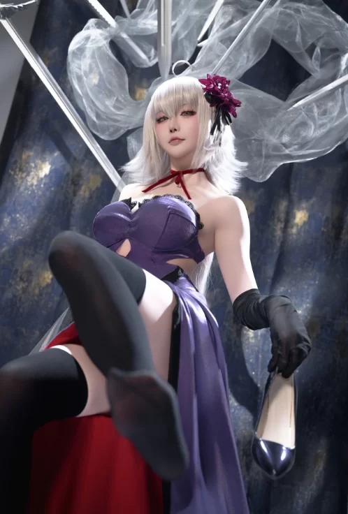 国产coser 星之迟迟 - 2025年5月计划B Fgo-贞德alter 33P-171M【33P+171M】