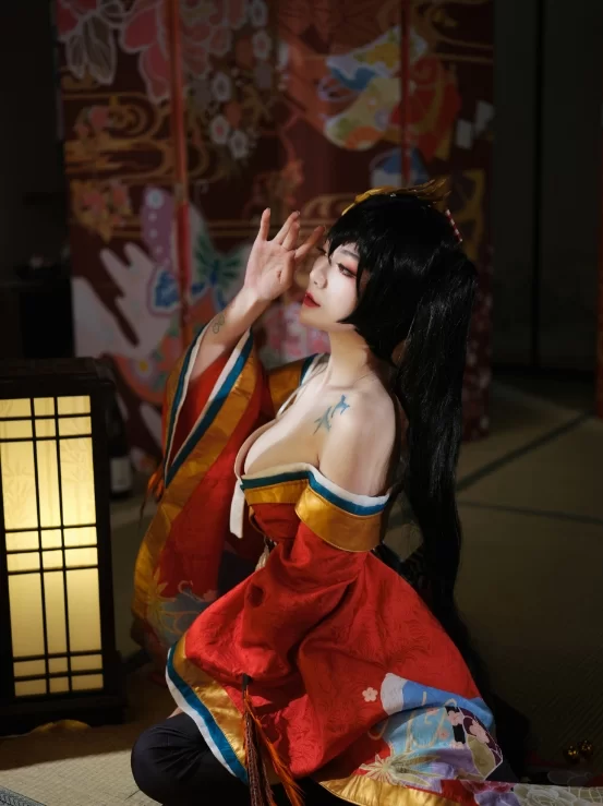 国产coser 一米八的大梨子 - 碧蓝航线 大凤 和服【31P+297M】