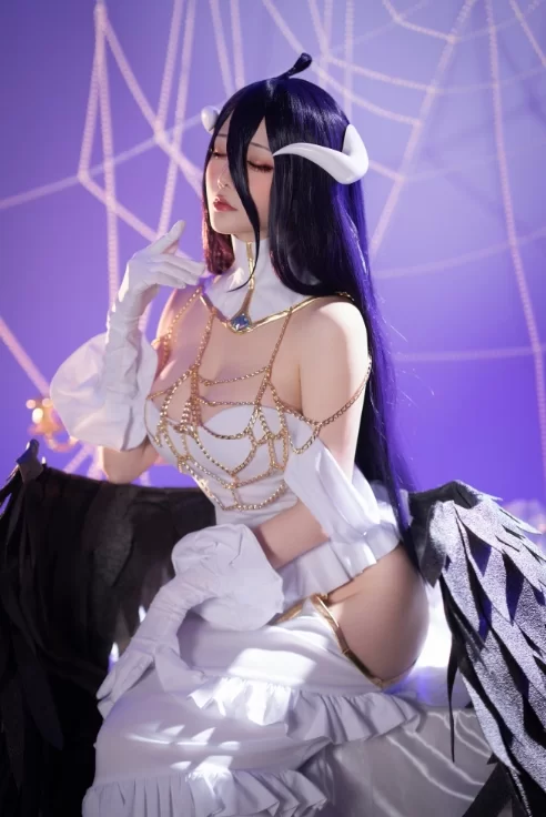 国产coser 星之迟迟 - 2025年5月计划D Overlord-雅儿贝德 39P-203M【39P+203M】