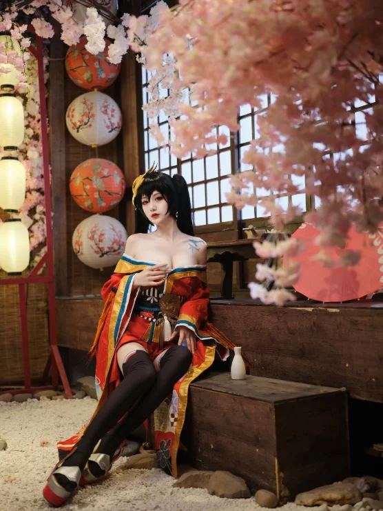 国产coser 一米八的大梨子 - 碧蓝航线 大凤 和服【31P+297M】