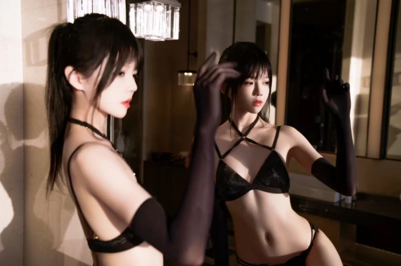 唯美写真 桜桃喵 - NO.219 黑金【50P+2V+581M】