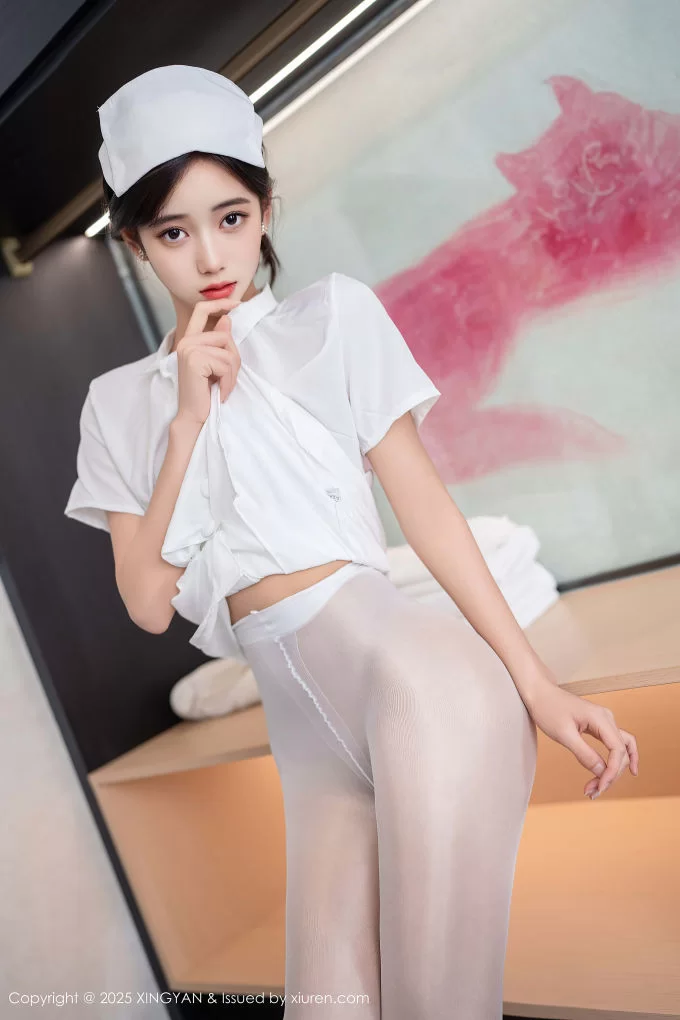 国产模特 VOL.371 时安安 白色护士【75P+642MB】