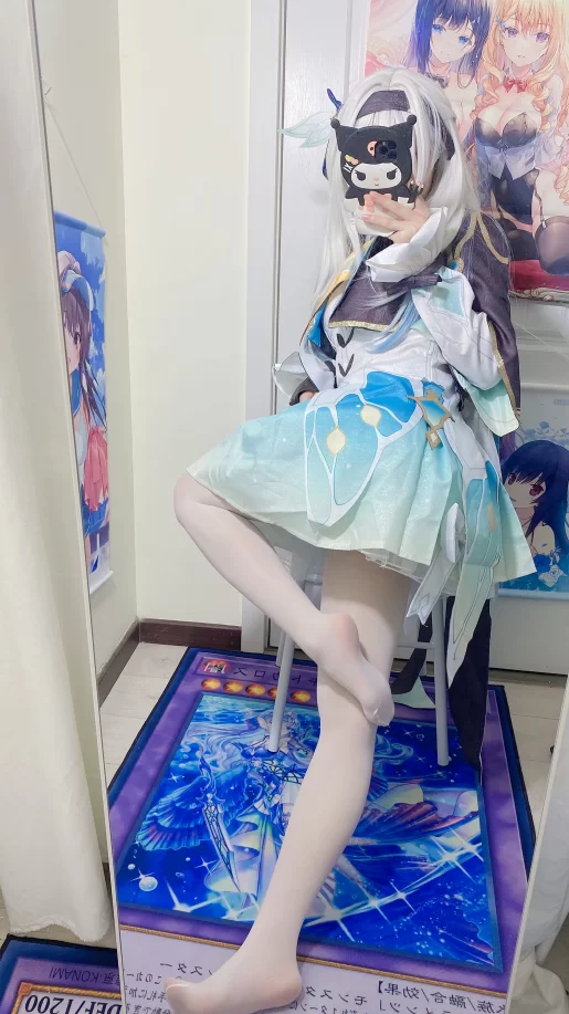 美腿/足控 白栎Shirly_星铁 流萤 [76P+11V]【76P+11V+1.1g】