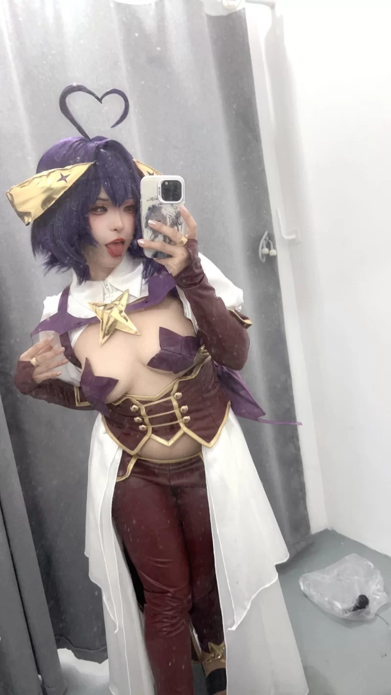 国产coser 小和甜酒 NO.019 &橙风千雅 - 柊舞缇娜 爱丽丝 魔法少女双人【55p7v+439M】