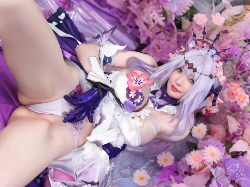 国产coser Machi馬吉 - 遐蝶（崩铁）【34P+113M】