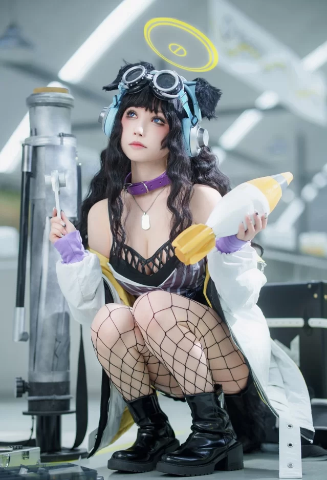 国产coser 一千只猫薄禾 - 蔚蓝档案 猫冢响 18P-191M【18P+191M】