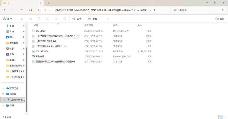 自拍 (自购)涉母大侠新版编号202-57，穿着性感全身丝袜午休被儿【1v+1.07G】