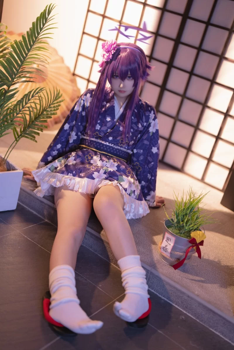 国产coser lunananya 蔚蓝档案 伊草遥香【34P+214.78M】