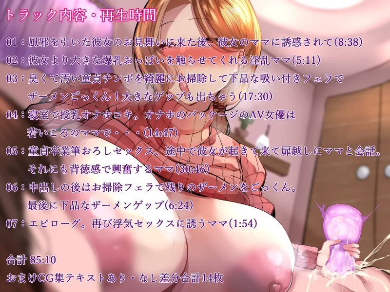 ASMR [简体中文版]女友的妈妈是淫荡婊子【1v+660M】