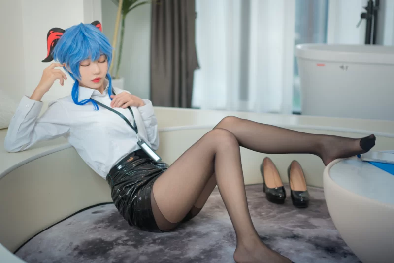 Cosplay 影子喵Ghost_雷电将军OL&甘雨OL [70P]【70P+900m】