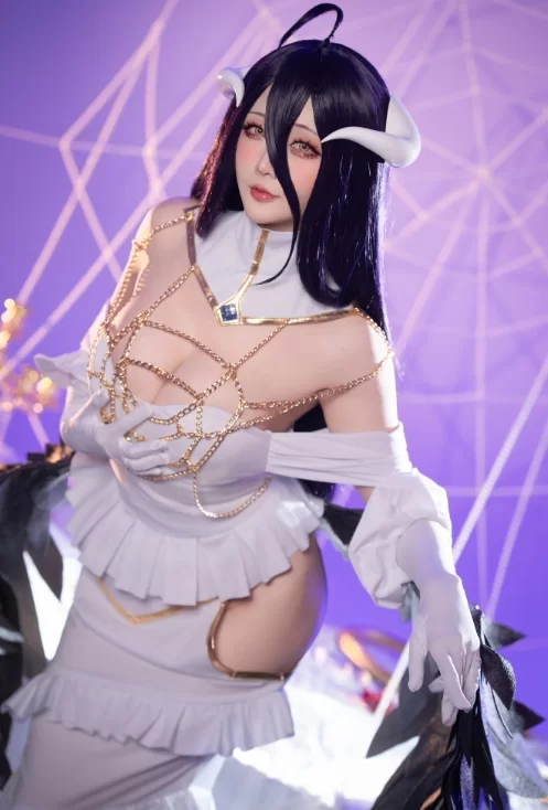 国产coser 星之迟迟 - 2025年5月计划D Overlord-雅儿贝德 39P-203M【39P+203M】