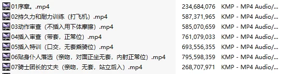 ASMR 堕落的骑士团长!本来应该只是训练的,却真的干上了♪[简体中文版]【1+1.43G】