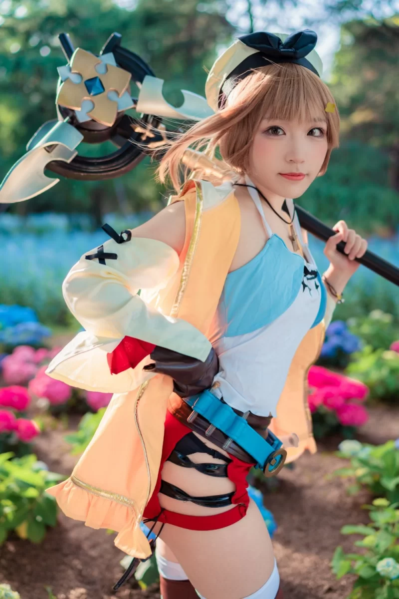 国产coser 弥美Mime 莱莎的錬金工房 [34P-138MB]【34P+138M】