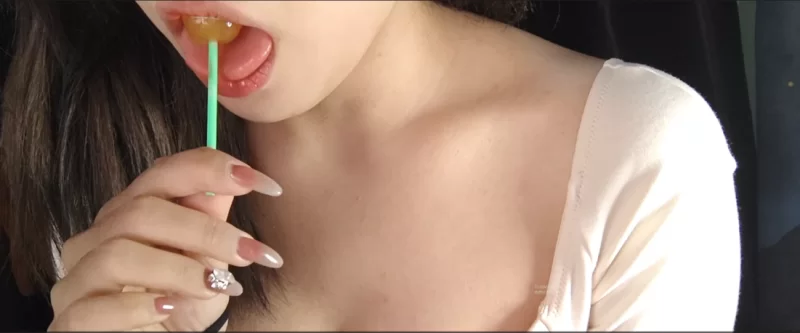 ASMR 小舌头吃棒棒糖【1v+739m】