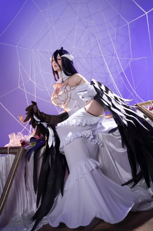 国产coser 星之迟迟 - 2025年5月计划D Overlord-雅儿贝德 39P-203M【39P+203M】