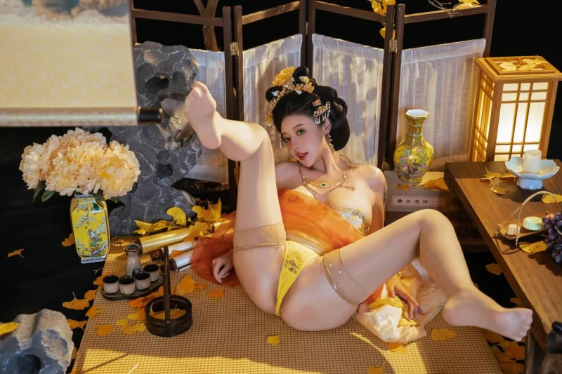 高颜值美女 奈汐酱nice - 金笺寄月【90P+1.67G】