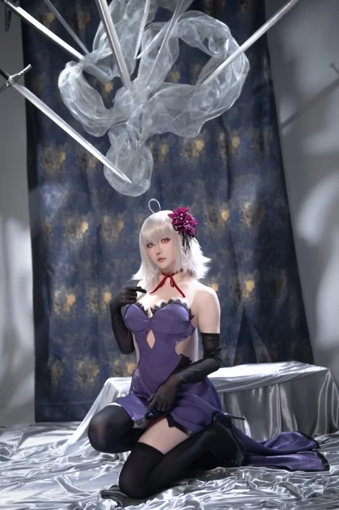 国产coser 星之迟迟 - 2025年5月计划B Fgo-贞德alter 33P-171M【33P+171M】