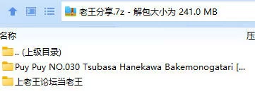 福利姬 Puy Puy NO.030 Tsubasa Hanekawa Bakemonogatari【52P+245M】
