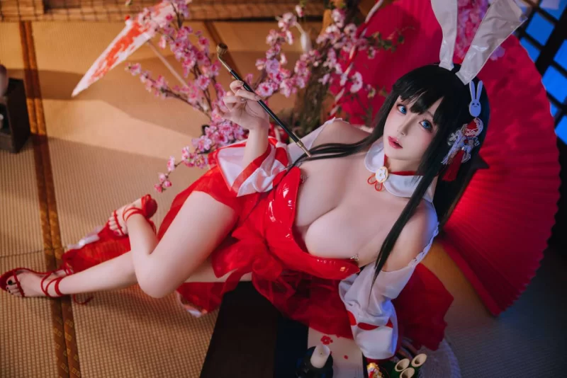 Cosplay 日奈娇 - 大山兔女郎【46P+376M】