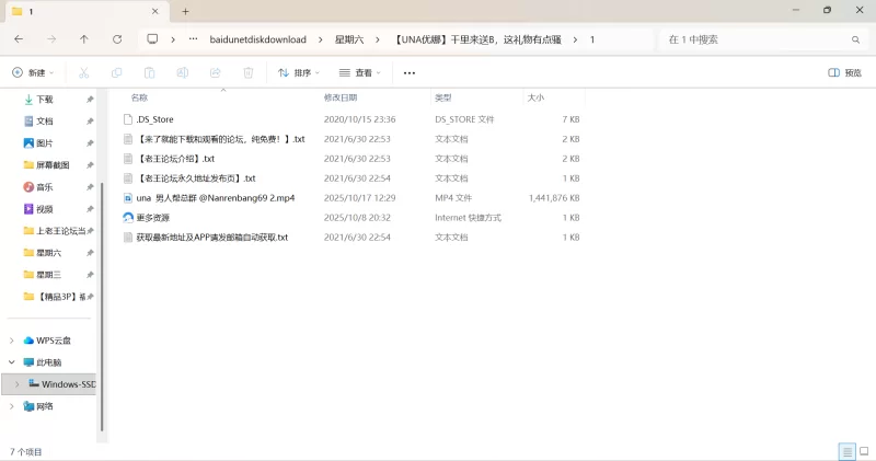 自拍 [UNA优娜]千里来送B，这礼物有点骚【1v+1.37G】